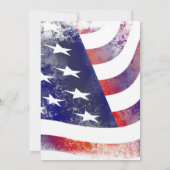 Viering van de Veteranenvlag van de levensdenkdien Kaart (Achterkant)