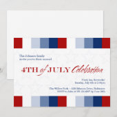 Viering van de vierde roodwitte blauwe Onafhankeli Kaart (Voorkant / Achterkant)