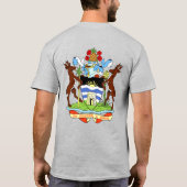 Viering van de vlag van Antigua en Barbuda T-shirt (Achterkant)