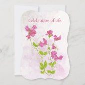 Viering van de vloerkunst van de Leven-zoete erwt Kaart (Voorkant)