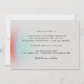 Viering van de vreedzame Abstracte foto van Life Kaart (Achterkant)