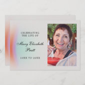 Viering van de vreedzame Abstracte foto van Life Kaart (Voorkant / Achterkant)