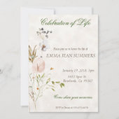 Viering van de Waterverf voor in het wild levende  Kaart (Voorkant)