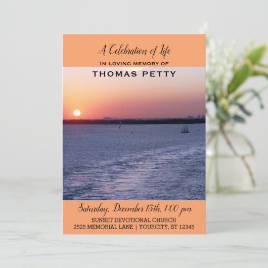 Viering van de zondst van de reddingsboot kaart (Staand voorkant)