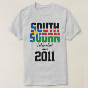 Viering van de Zuid-Soedanese vlag - onafhankelijk T-shirt