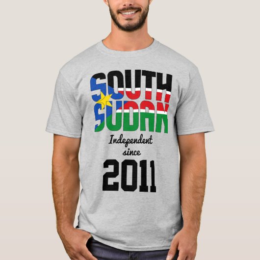 Viering van de Zuid-Soedanese vlag - onafhankelijk T-shirt (Voorkant)