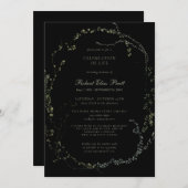 Viering van een begrafenistechniek van het leven - kaart (Voorkant / Achterkant)