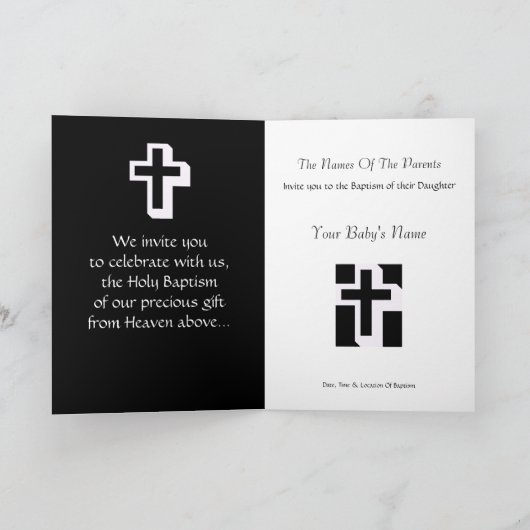 "Viering van een heilige baptisme" (Binnen)