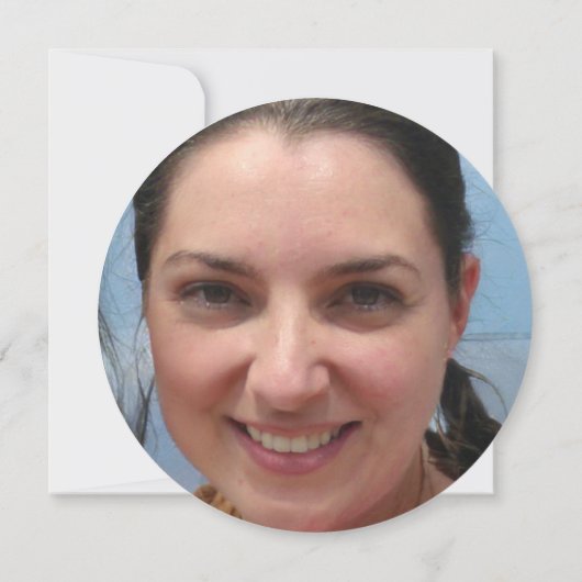 Viering van een leven blauwe vlinderfotobegrafenis kaart (Achterkant)