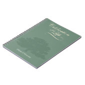 Viering van een notebook met 'Eak Tree Memories' Notitieboek (Linkerzijde)