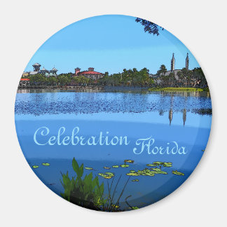 Viering van Florida Special Effects Round Magnet