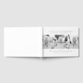 Viering van haar moderne, eenvoudige drie foto's gastenboek (Volledig)