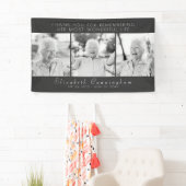 Viering van haar moderne, eenvoudige drie foto's spandoek (Insitu)