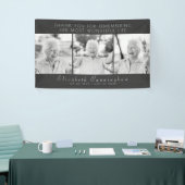 Viering van haar moderne, eenvoudige drie foto's spandoek (Beurs)