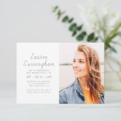 Viering van haar prachtige, moderne foto kaart (Staand voorkant)