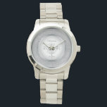 Viering van het 10e Jubileum van de bruiloft Horloge<br><div class="desc">Het Jubileum van de tiende bruiloft is een mijlpaal in elk relatie dat het verdient te worden gevierd, is een mijlpaal in elk relatie dat het verdient om in stijl te worden gevierd. Je kunt dat doen met dit zilveren (of tinten) toonontwerp met de woorden "10de Jubileum van de bruiloft"...</div>