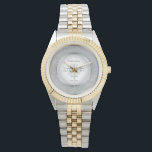 Viering van het 10e Jubileum van de bruiloft Horloge<br><div class="desc">Het Jubileum van de tiende bruiloft is een mijlpaal in elk relatie dat het verdient te worden gevierd, is een mijlpaal in elk relatie dat het verdient om in stijl te worden gevierd. Je kunt dat doen met dit zilveren (of tinten) toonontwerp met de woorden "10de Jubileum van de bruiloft"...</div>