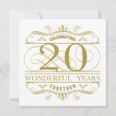 Viering van het 20e Jubileum Kaart (Voorkant)