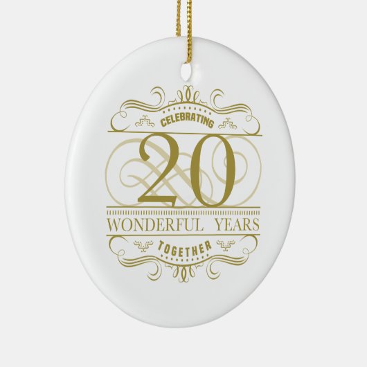 Viering van het 20e Jubileum Keramisch Ornament (Rechts)