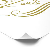 Viering van het 40e Jubileum Poster (Hoek)