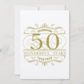 Viering van het 50e Jubileum Kaart (Voorkant)