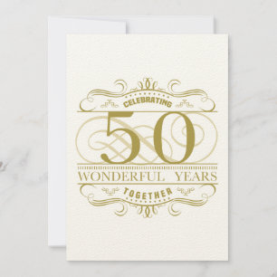 Viering van het 50e Jubileum Kaart