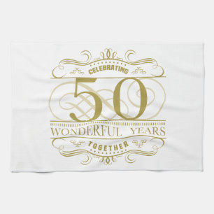 Viering van het 50e Jubileum Theedoek