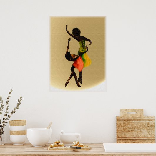 Viering van het Afrikaanse erfgoed Poster (Keuken)