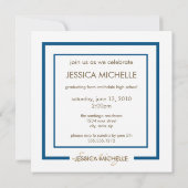 viering van het afstuderen kaart (Achterkant)