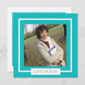 viering van het afstuderen kaart (Voorkant / Achterkant)