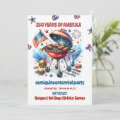 Viering van het Amerikaanse semi-quince-eeuwfeest Kaart (Staand voorkant)