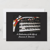 Viering van het Antiek orgaan voor de uitnodiging  (Voorkant)