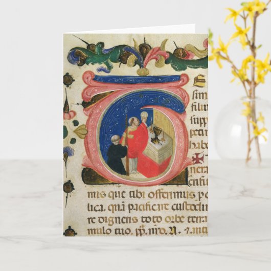 Viering van het Avondmaal Kaart (Gele Bloem)