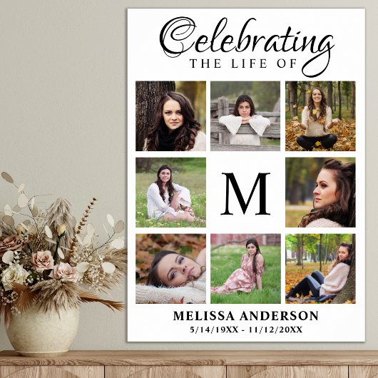 Viering van het begrafenis van de begrafenis van d poster