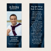 Viering van het Bladwijzer Blue van de levensherde Mini Visitekaartjes (Voorkant /achterkant)