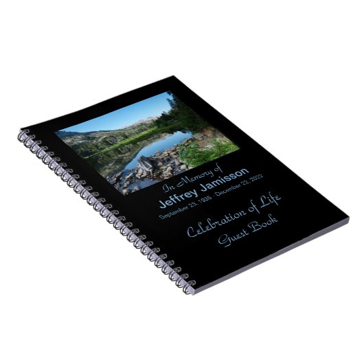 Viering van het boek Life Guest, Reflection in Lak Notitieboek (Rechterzijde)