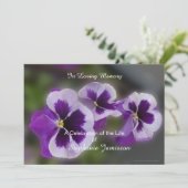 Viering van het Briefkaart van de bloemen van paar (Staand voorkant)