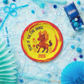 Viering van het Chinees Nieuwjaar Papieren Bordje (Feest)