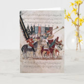 Viering van het eind van Ramadan Kaart (Gele Bloem)