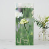 Viering van het Florale landschap Life 2 Kaart (Staand voorkant)