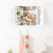 Viering van het fotocollage van Life Spandoek (Insitu)