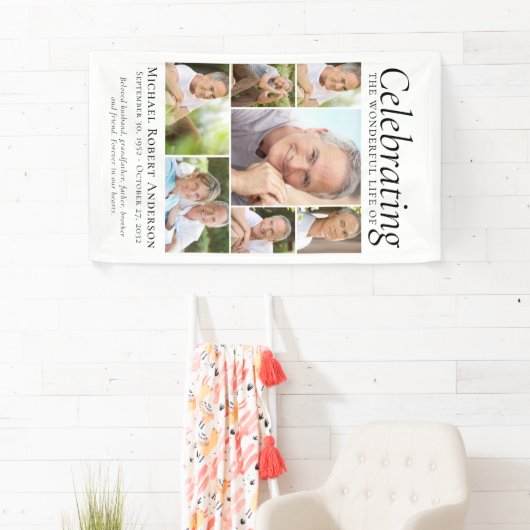 Viering van het fotocollage van Life Spandoek (Insitu)