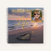 Viering van het fotoregister voor de Sunset Ocean  Notitieboek (Voorkant)