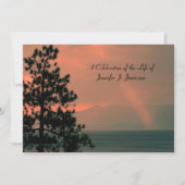 Viering van het herdenkingslicht van het leven op  kaart (Voorkant)