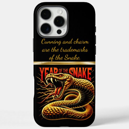 Viering van het jaar van de slang in 2025 Case-Mate iPhone case (Achterkant)