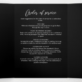 Viering van het leven 10-Photo Collage Modern Drieluik Programma (Binnenkant midden)