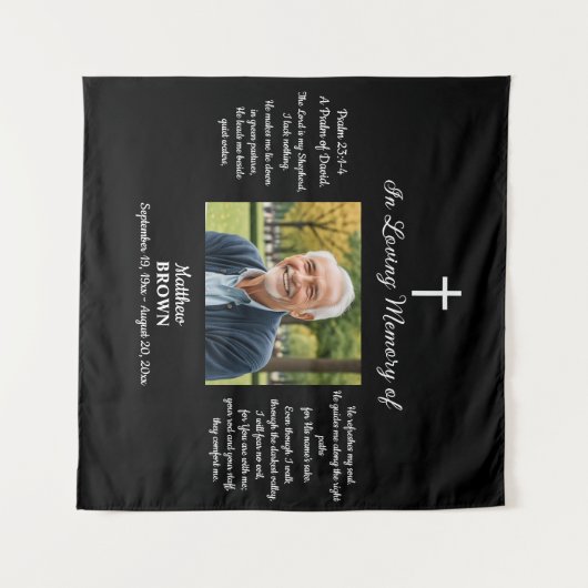 Viering Van Het Leven 1 Foto Bijbelvers Wandkleed (Voorkant (horizontaal))