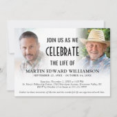 Viering van het leven 3 Foto's Memorial Kaart (Voorkant)