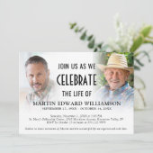 Viering van het leven 3 Foto's Memorial Kaart (Staand voorkant)