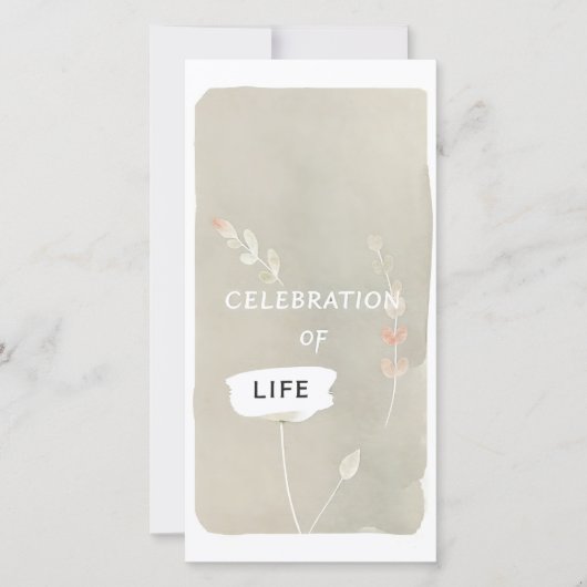 Viering van het leven Aanraken Handgemaakte Begraf (Voorkant)